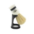 Omega Pura Setola Shaving Brush & Black Stand 80067